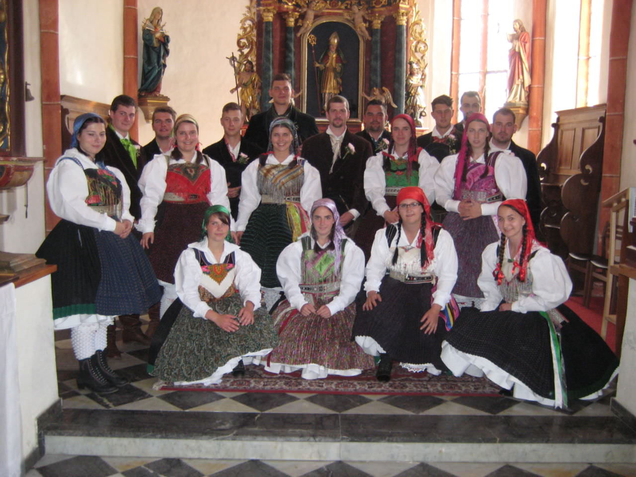Die Singgemeinschaft Seltschach-Agoritschach begleitete den Jahreskirchtag musikalisch