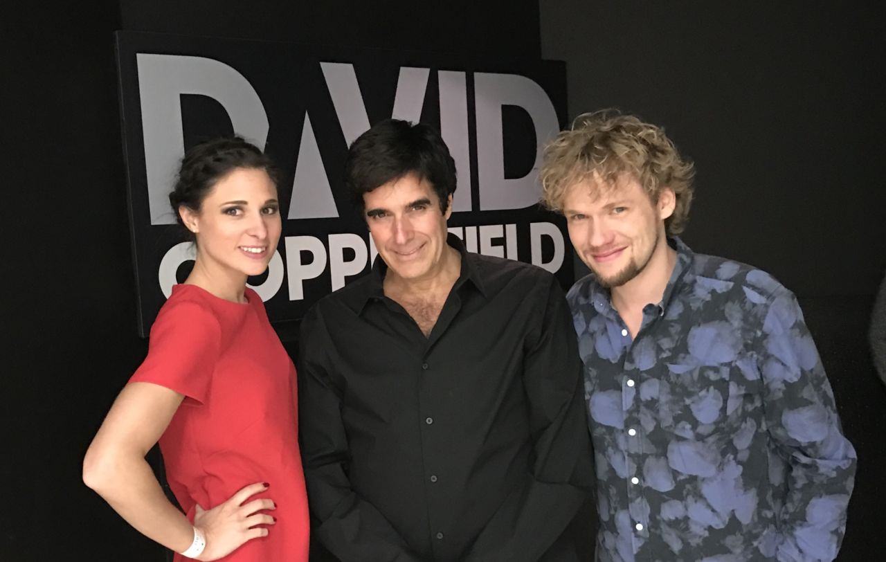 “Magier-Gott” David Copperfield ließ sich bei den ausverkauften Shows in Las Vegas Ende Oktober von den beiden verzaubern