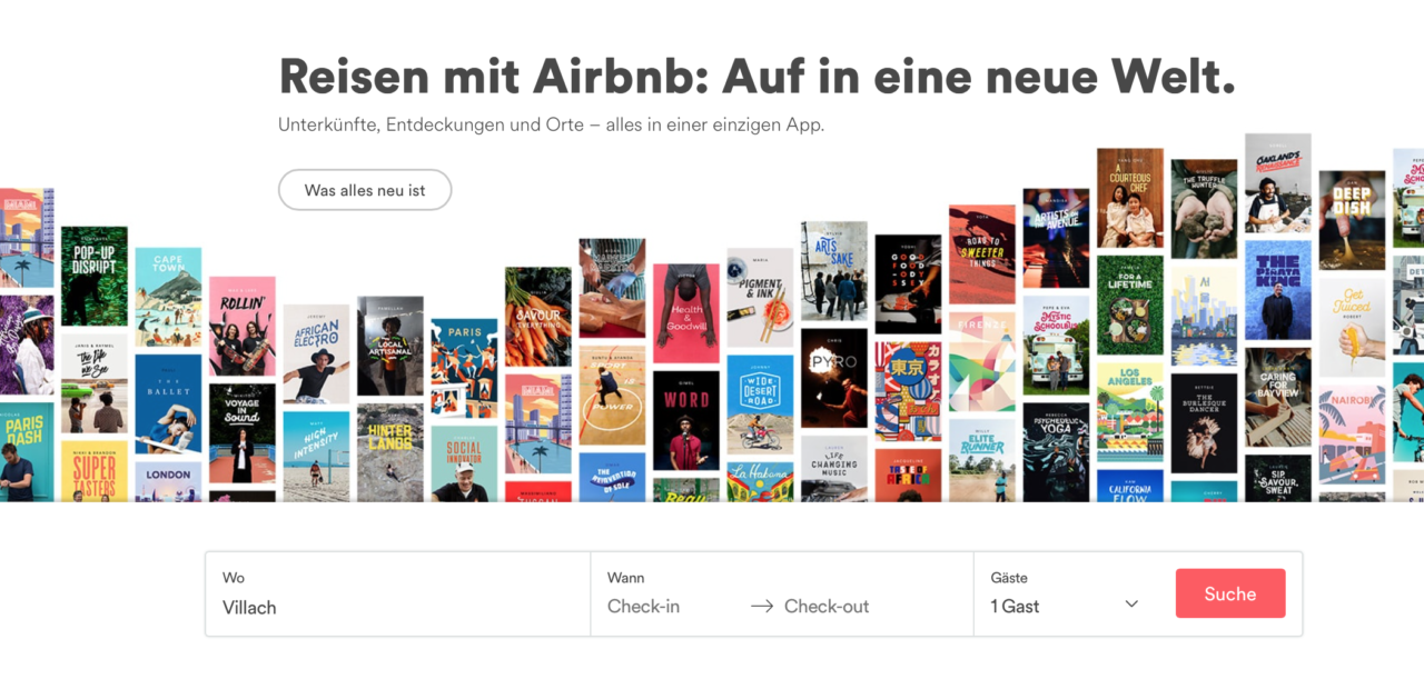 Wer auf airbnb.at eine Unterkunft in Villach sucht, findet über 300 Angebote