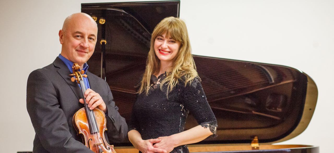 Orfej Simić, Violine und Maja Kastratovic, Klavier