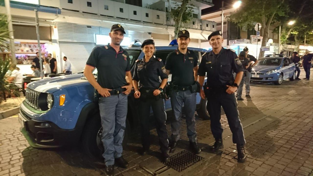 Polizisten in Lignano