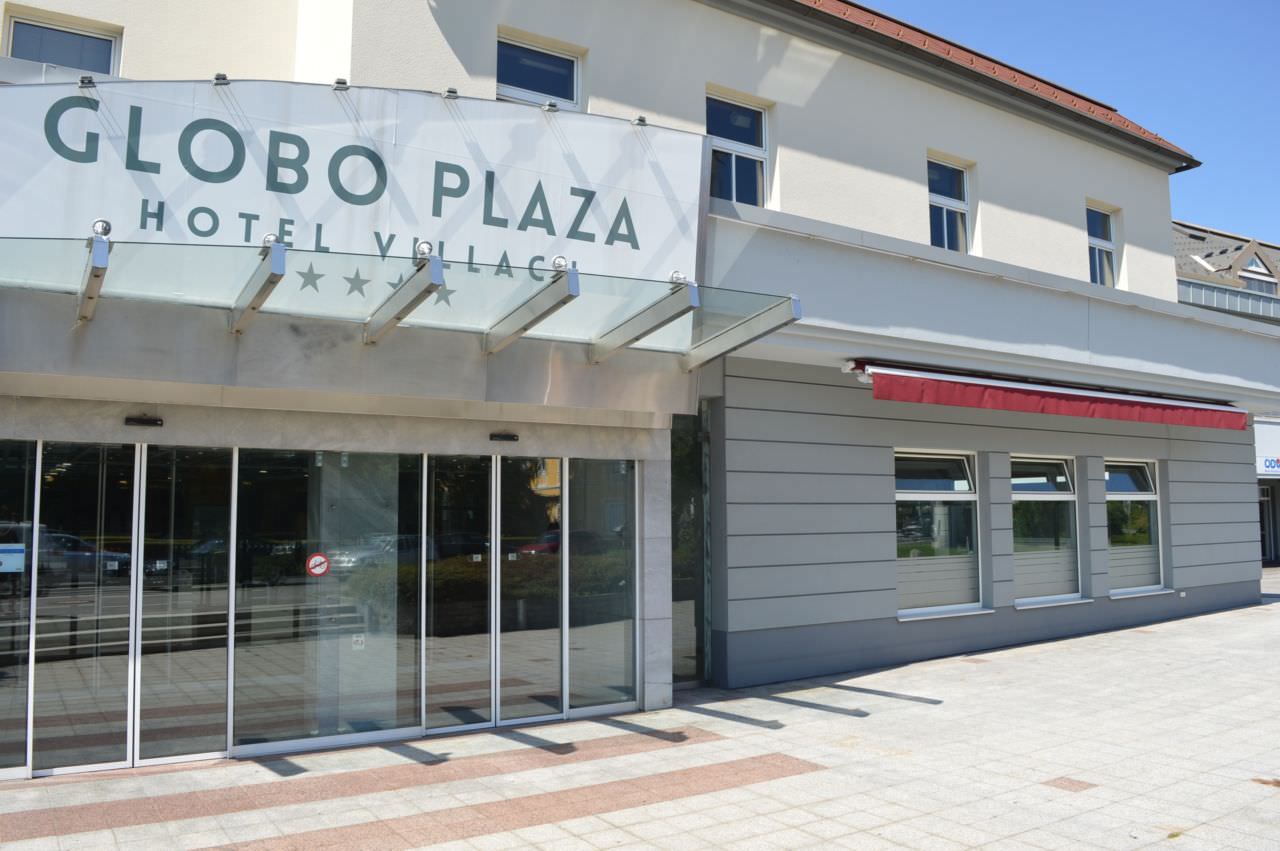 Hier am Areal des Globo Plaza wird nächste Woche die neue Hempotheke eröffnen