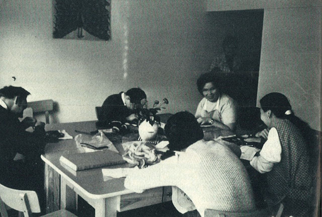 1972 arbeiteten die Klientinnen und Klienten noch in der Feldkirchnerstraße