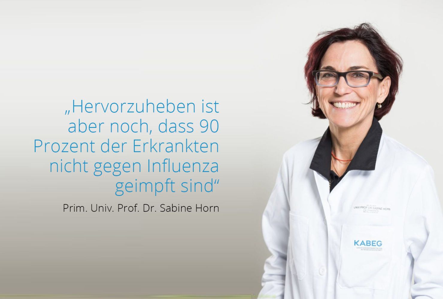 Prim. Univ. Prof. Dr. Sabine Horn (Abteilungsleitung Abteilung für interne Medizin), LKH Villach