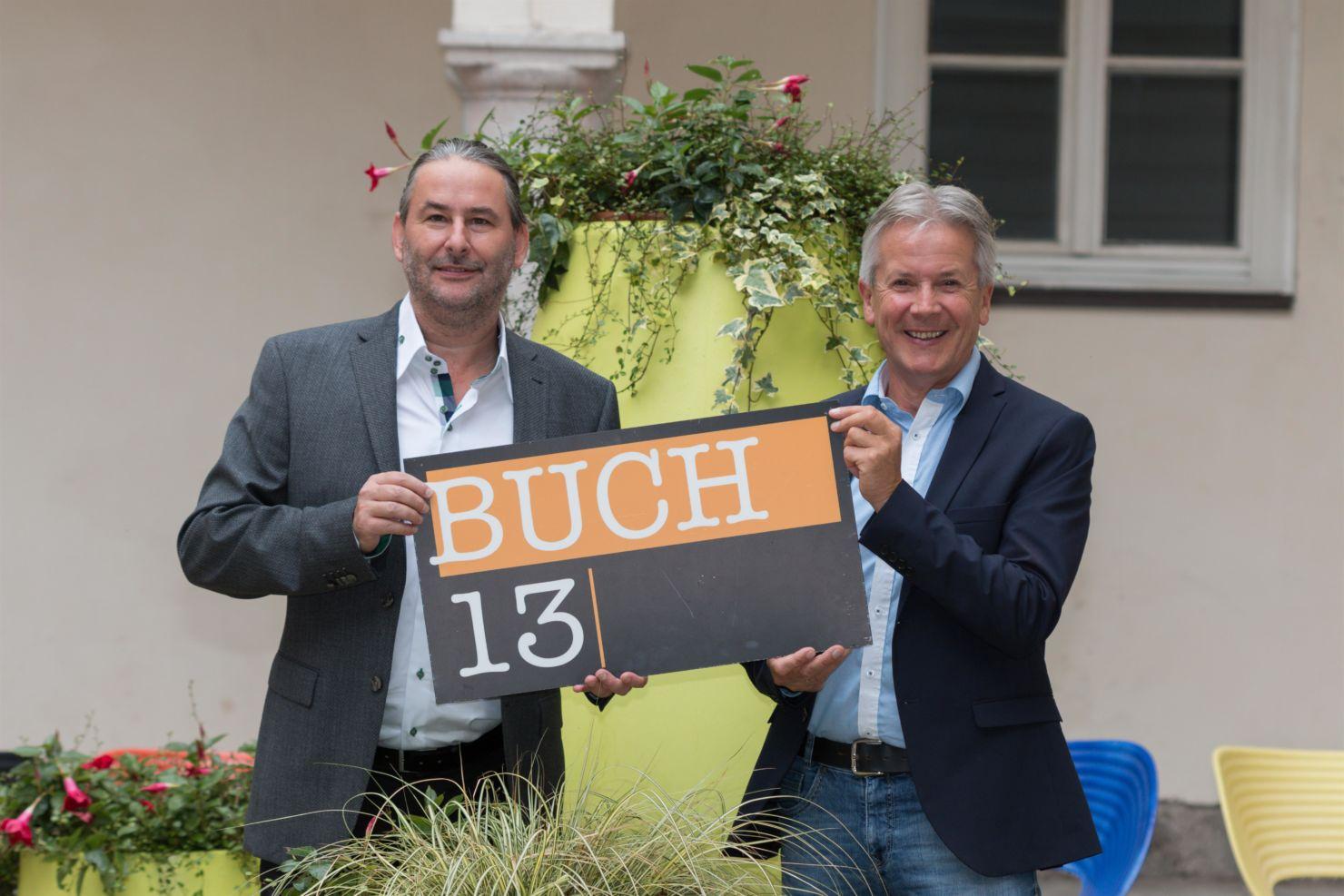Gerald Eschenauer von BUCH13 und Musikschuldirektor Günter Wurzer sind davon überzeugt, dass es ein großartiger Abend für Jung und Alt wird.