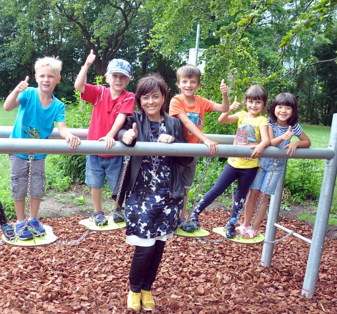Kindergartenreferentin Vizebürgermeisterin Petra Oberrauner liegt das Wohl unserer Kinder sehr am Herzen.