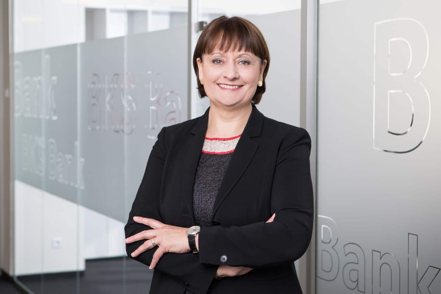 BKS Bank-Vorstandsvorsitzende Herta Stockbauer freut sich über erneute Aufnahme der BKS Bank in den VÖNIX