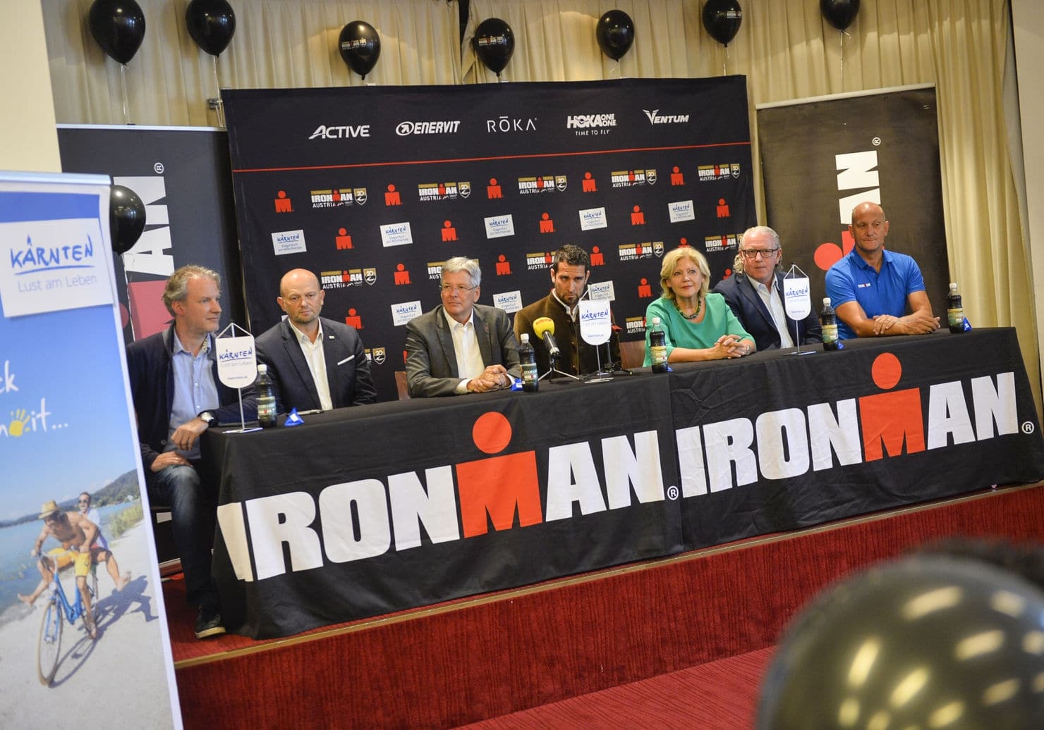 Pressekonferenz 20 Jahre Ironman Austria im Seepark-Hotel.
