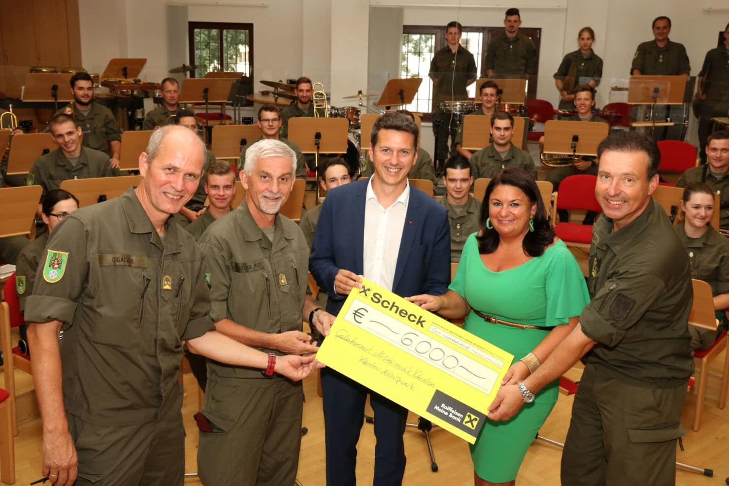 6.000 Euro konnten an das „Kärntner Nothilfswerk“ gespendet werden. 