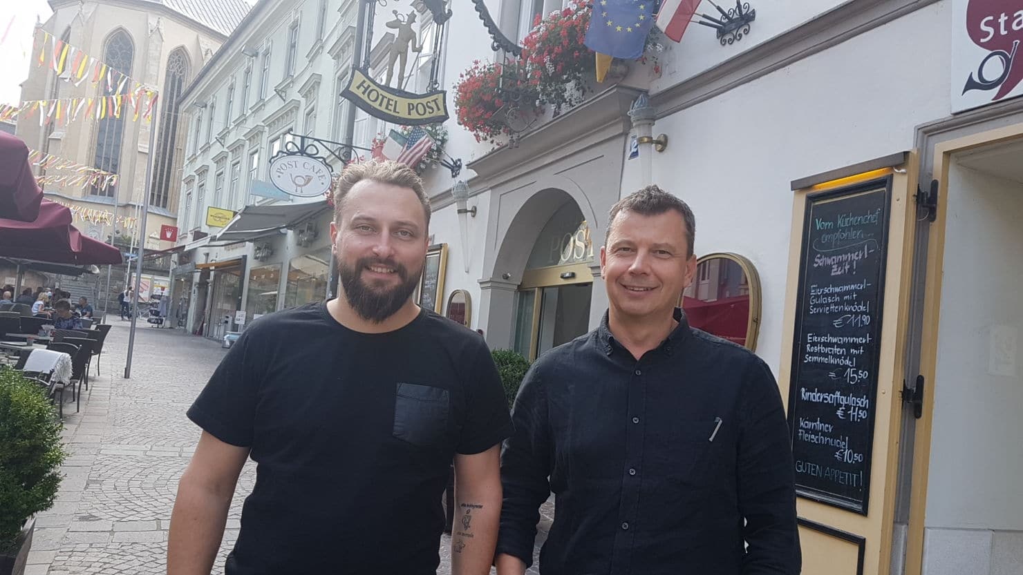 Sorgten in der Übernahmephase für heisse Diskussionen: Die Unternehmer Andreas Hofmayer und Hansjörg Kofler möchten frischen Wind nach Villach bringen. 