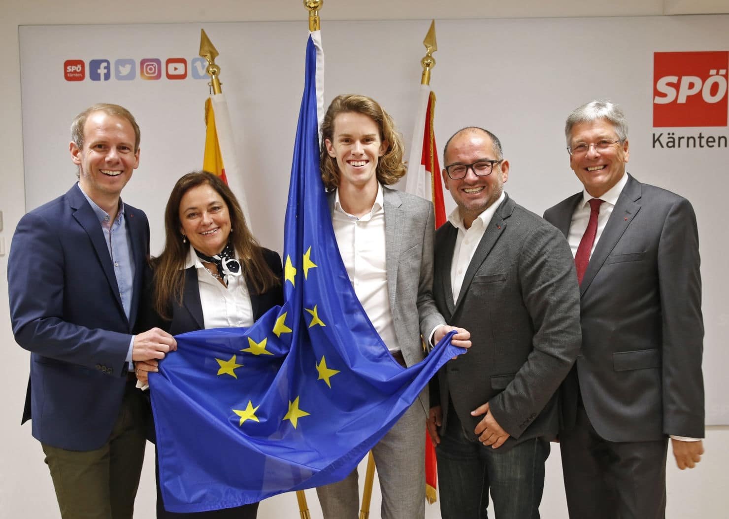 Die drei im LPV gewählten EU-Wahl-KandidatInnen repräsentieren Jugend – Bildung und Wirtschaft.