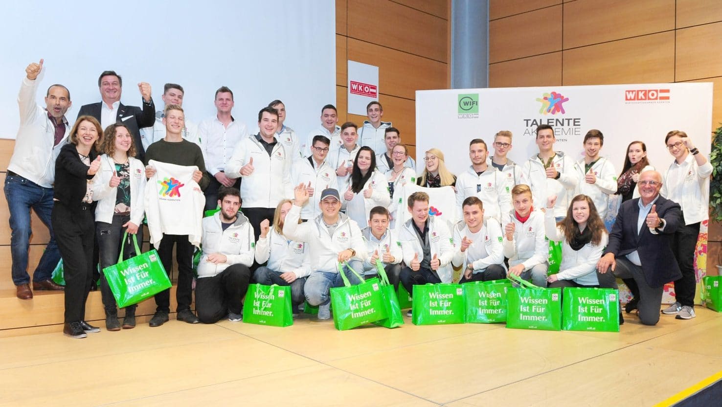 Verabschiedung der 46 Skills Austria Teilnehmer in der WIFI Klagenfurt.