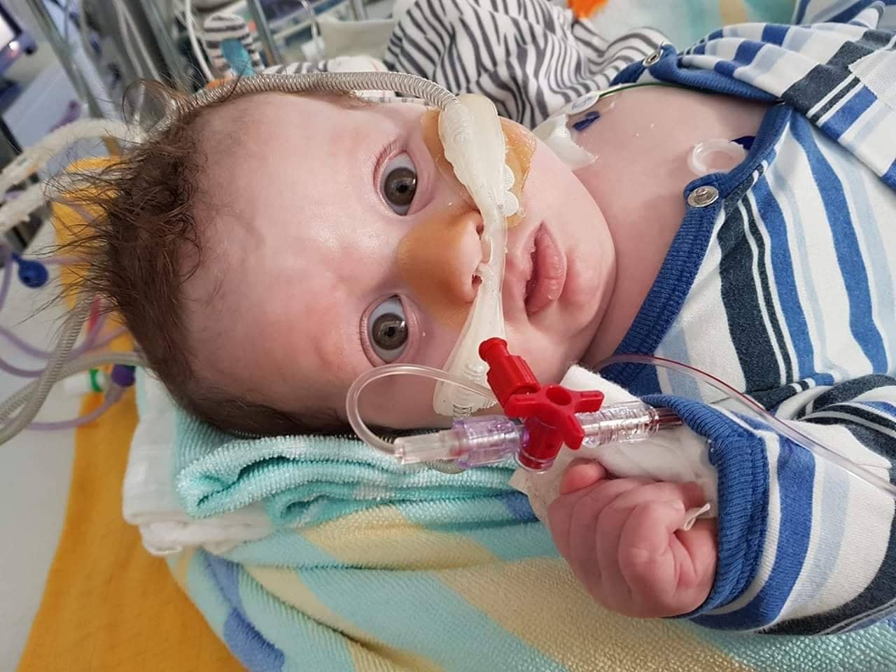 Baby Niklas ist derzeit im LKH Villach - sein Gesundheitszustand hat sich verschlimmert