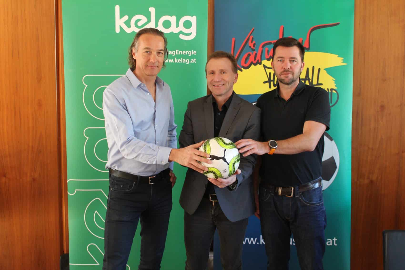 KFV-Geschäftsführer Mag. Richard Watzke, KFV-Präsident Mag. Klaus Mitterdorfer und KFV-Sportdirektor Wolfgang Robatsch. 