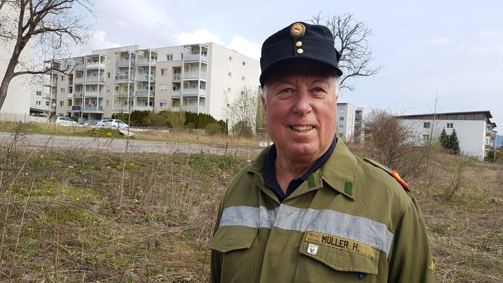 FF Perau Kommandant Horst Müller freut sich schon auf das neue Rüsthaus.