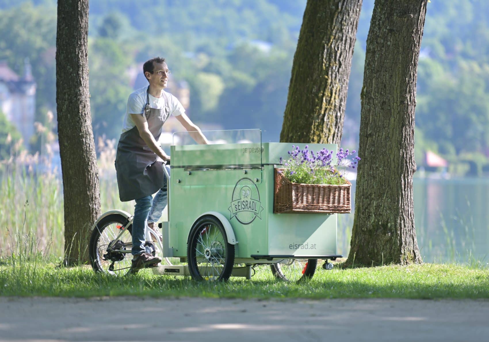 Das Eisradl ist in Klagenfurt inzwischen schon bekannt und beliebt.