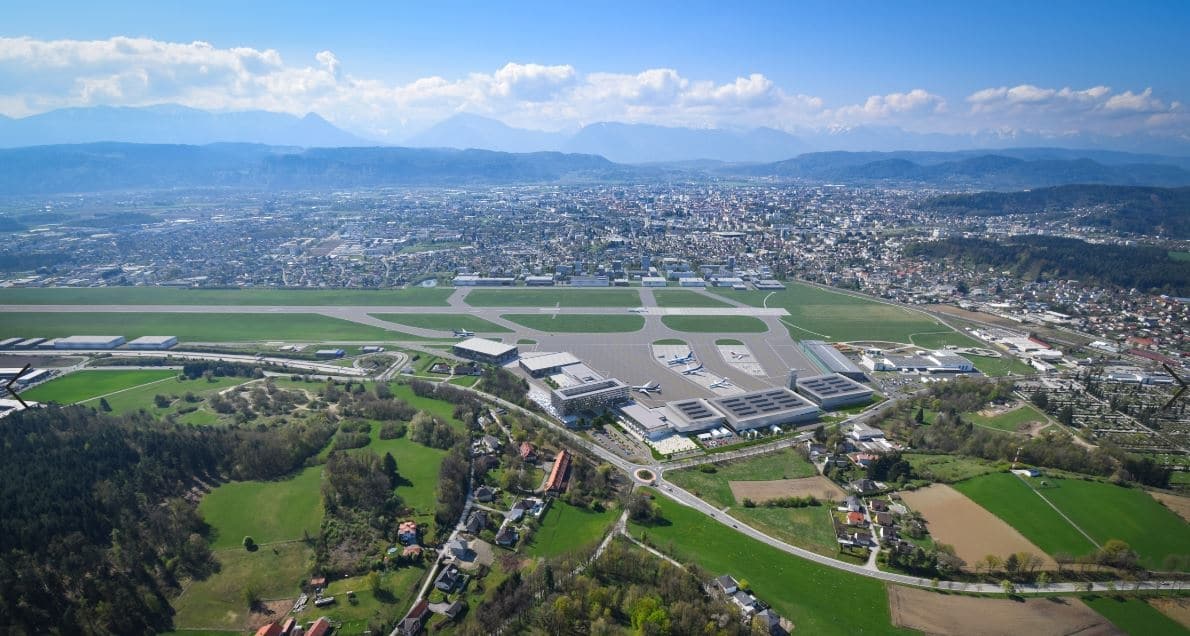 Rund um den Flugbetrieb soll die „Aviation City Klagenfurt“ entstehen.