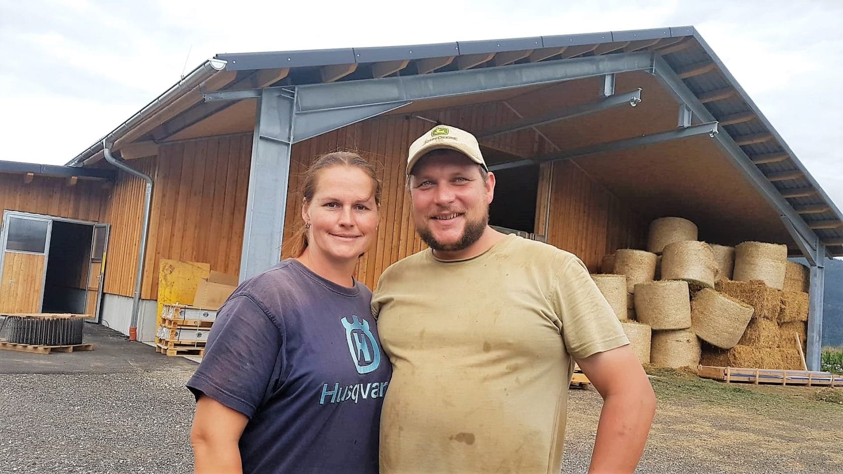 Die Landwirte Kathrin und Josef Oschounig möchten sich bei den zahlreichen Spendern bedanken.