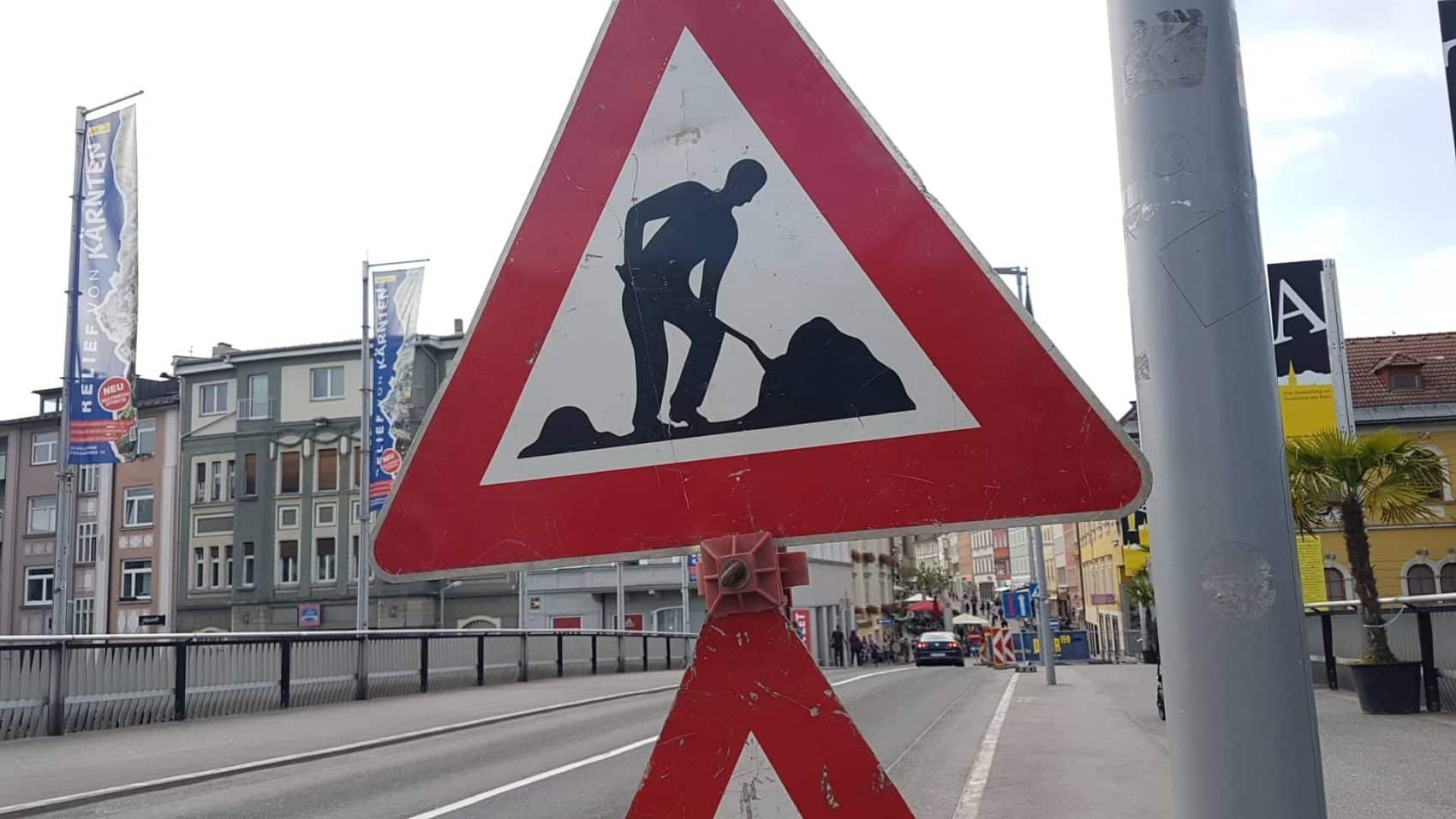 Im Stadtgebiet von Villach kommt es in den nächsten Tagen wieder zu einigen Baustellen und damit verbundenen Verkehrsverzögerungen.