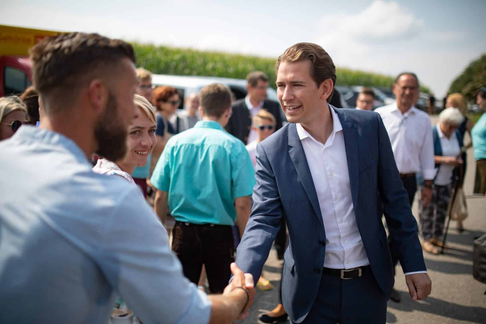 ÖVP-Spitzenkandidat und Parteivorsitzender Sebastian Kurz kommt am Samstag, dem 7. September, ins Congress Center Villach.