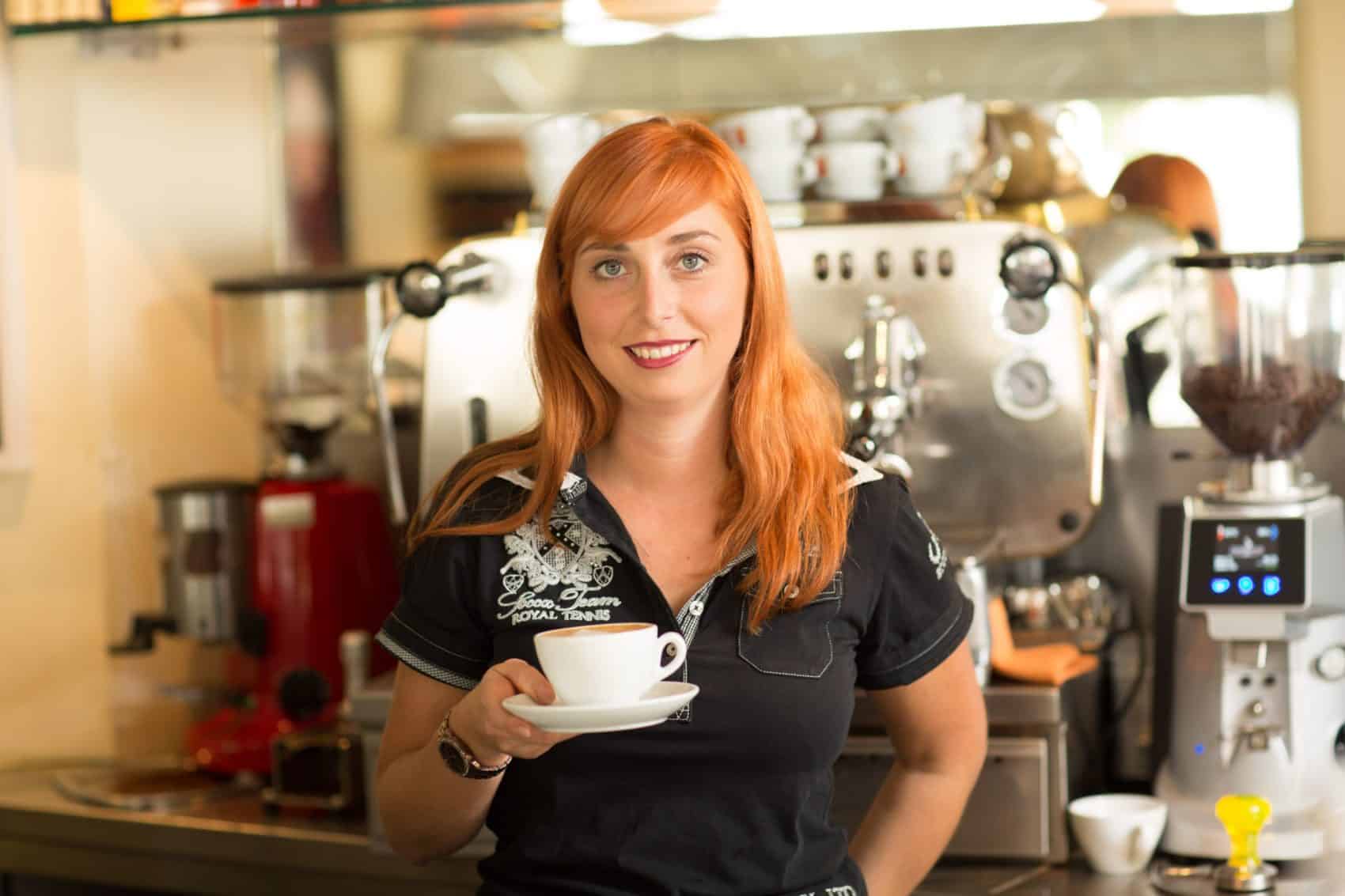 Tamara Nadolph trägt nun ein Jahr lang den Titel „Cafetier des Jahres“.