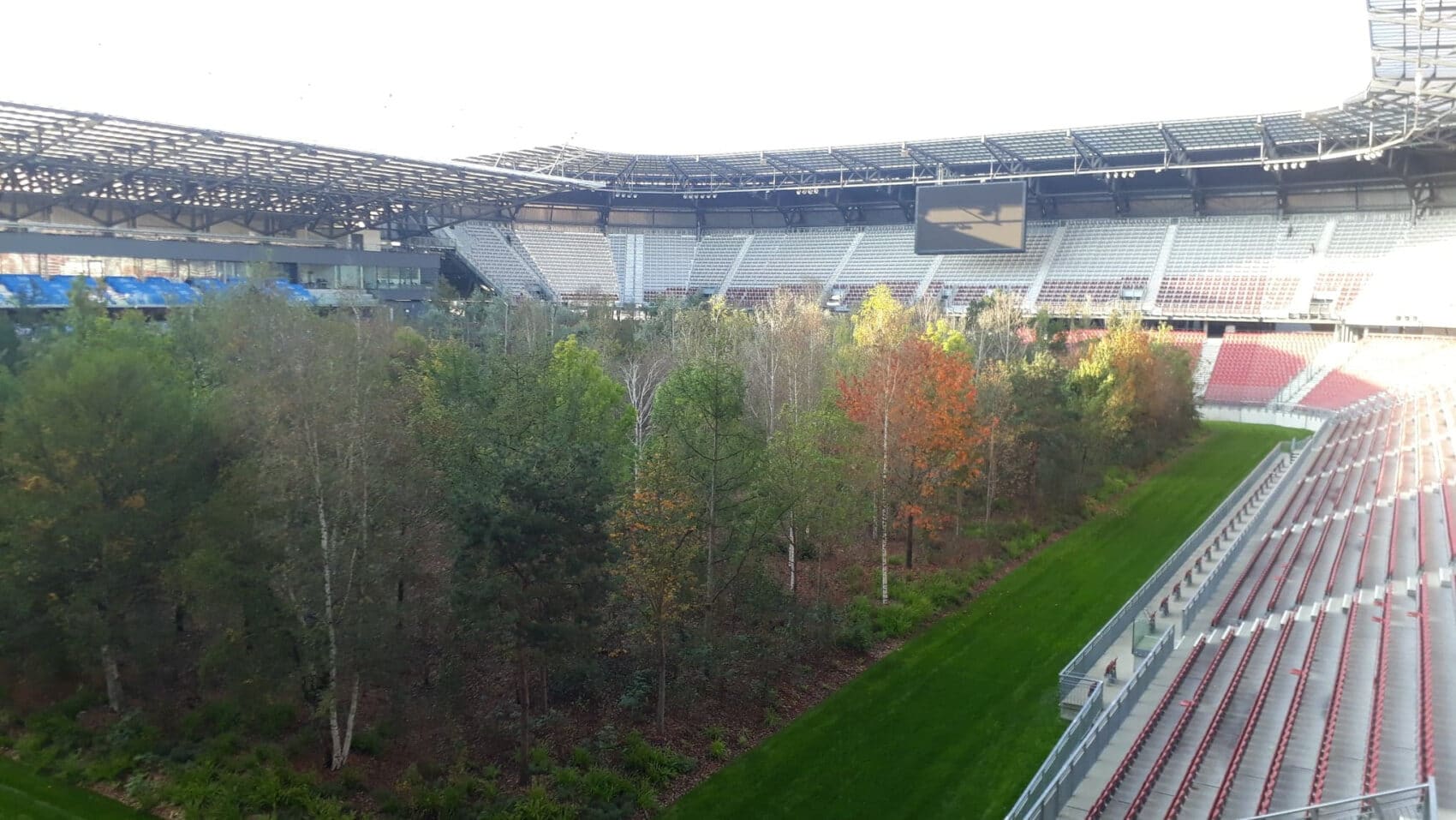 Im Herbst 2019 war das Wörthersee Stadion im Rahmen des Kunstprojekts 