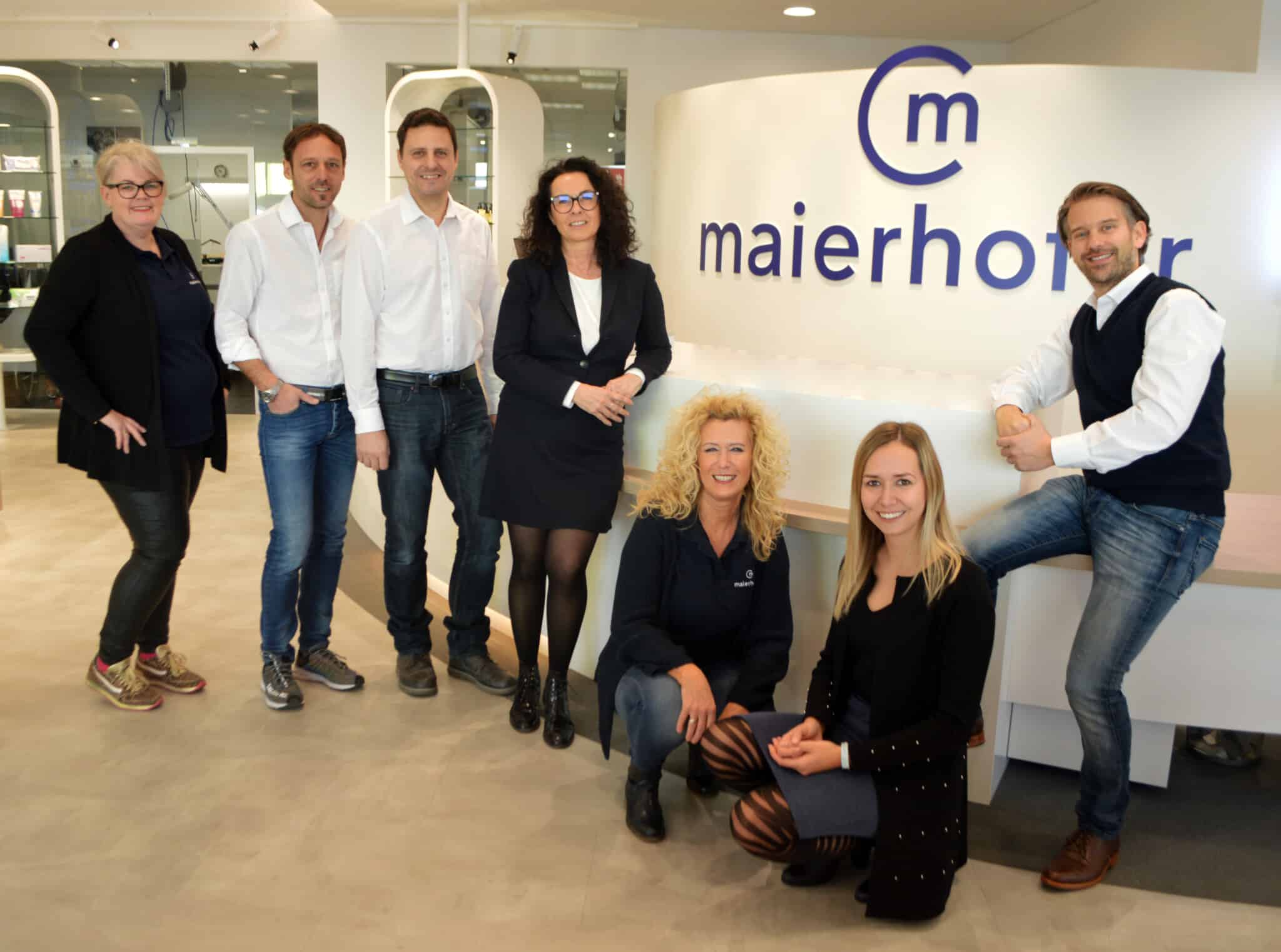 Das maierhofer Team freut sich über die neue Filiale Klagenfurt Nord.