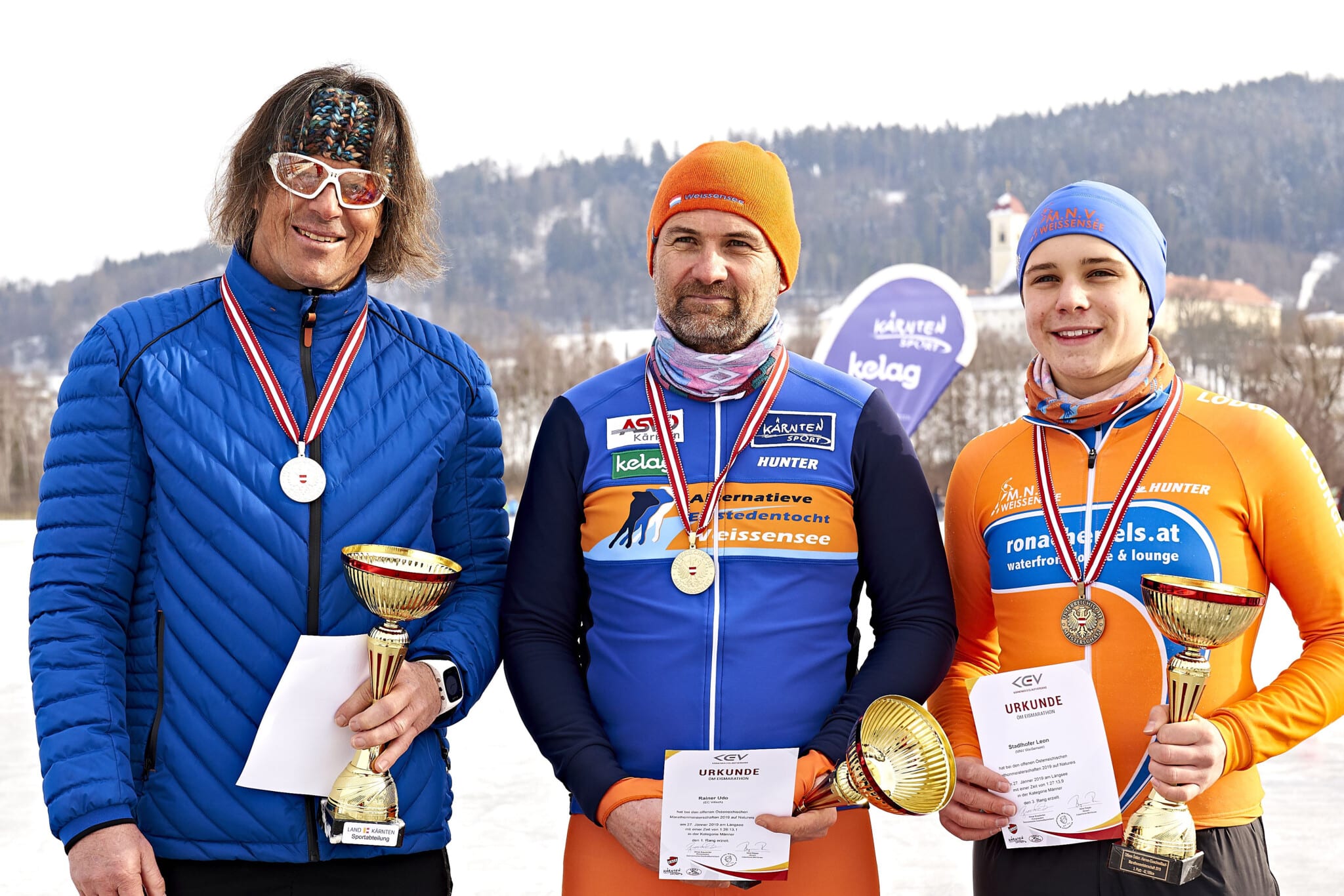 Erreichten Top-Platzierungen im Vorjahr v.l.: Udo Rainer, Leon Stadlhofer und Hanna Müller.