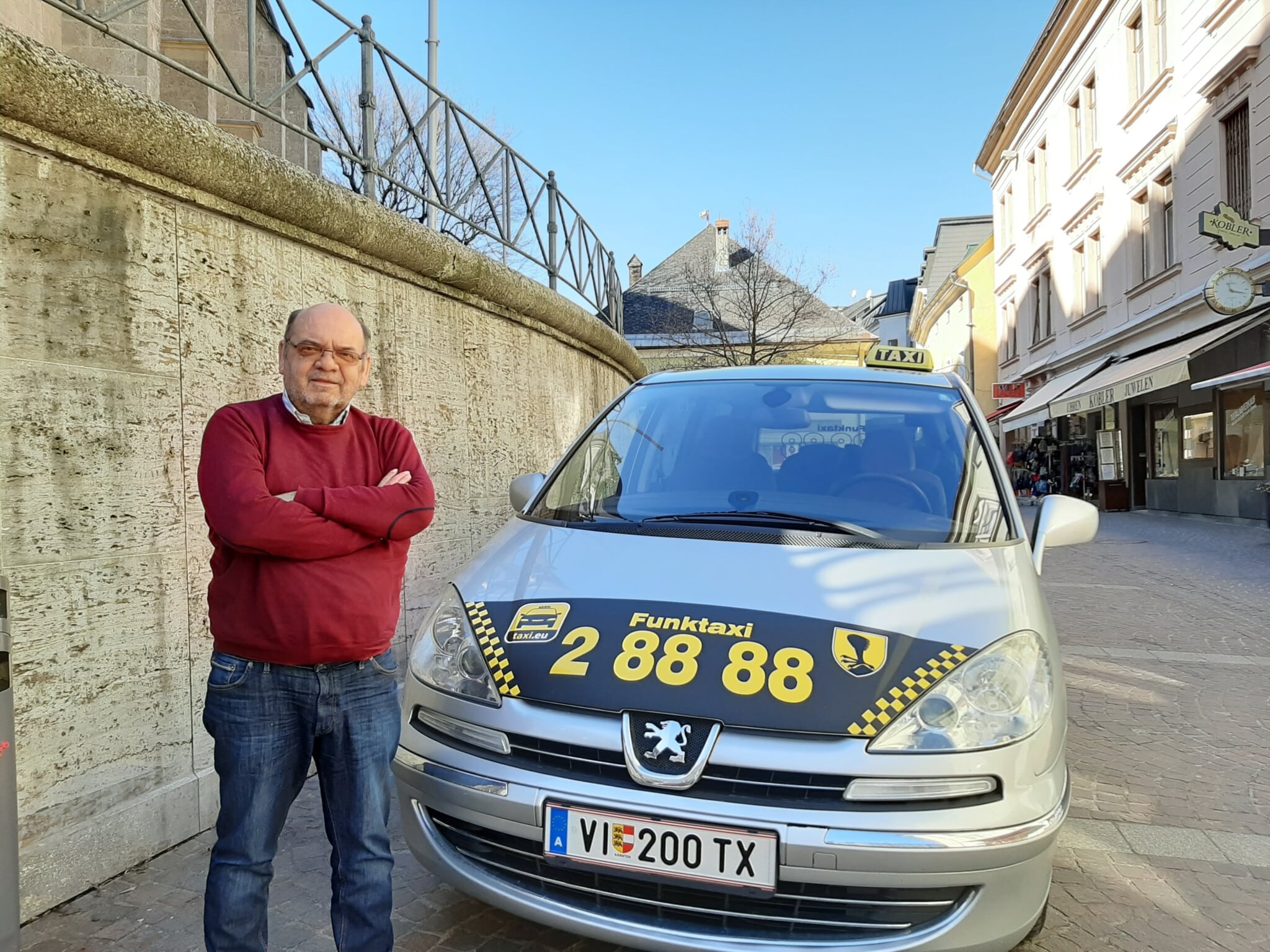 Bernhard Smole, ein Taxifahrer mit Leidenschaft
