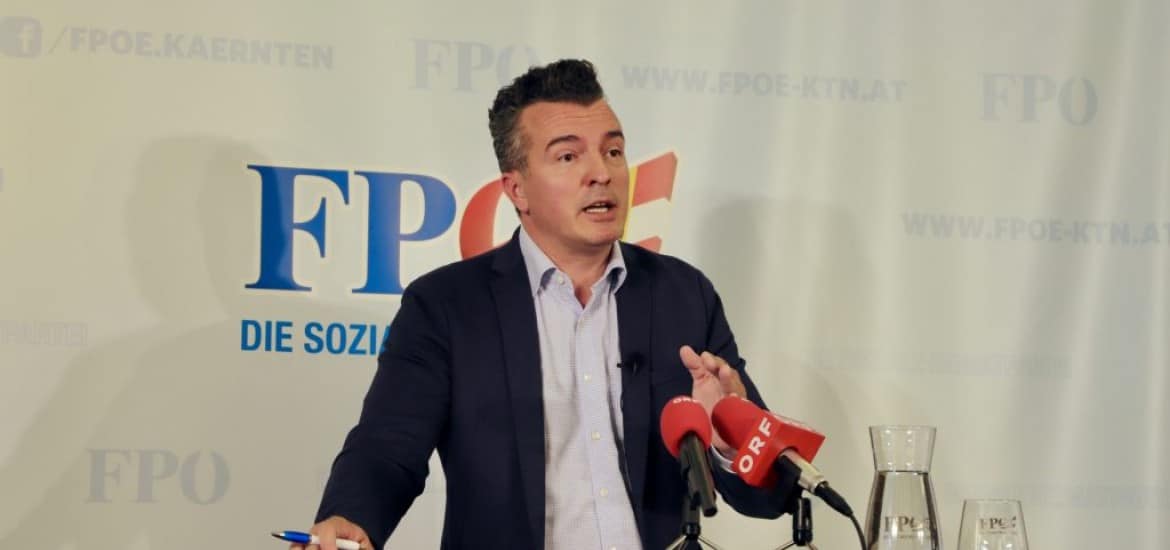 Kärntner FPÖ-Landesparteiobmann Gernot Darmann