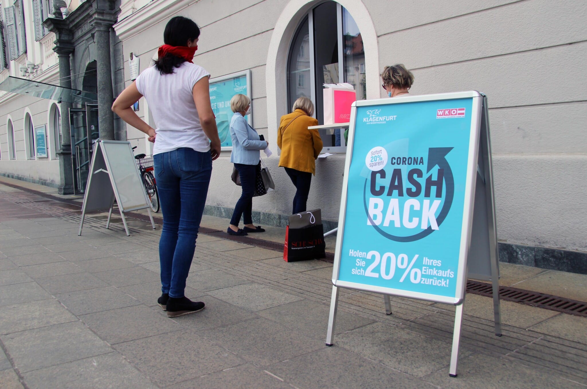 Die Klagenfurter Wirtschaft profitiert von der Cashback-Aktion.