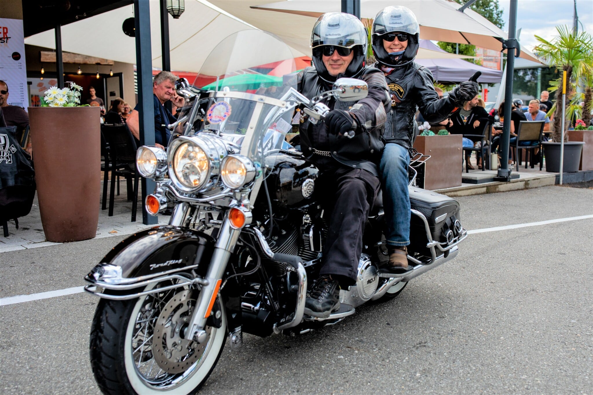 Rockige Harley-Atmosphäre beim Sommerfest am 1. August.