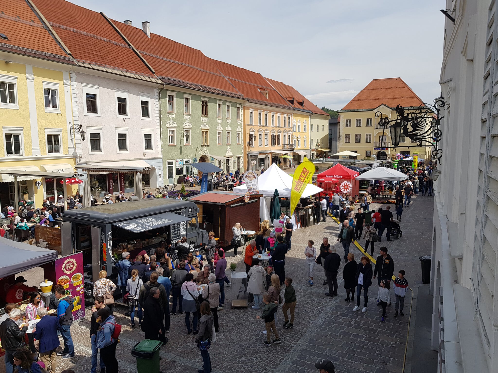 Der Streetfood Markt im Jahr 2019.