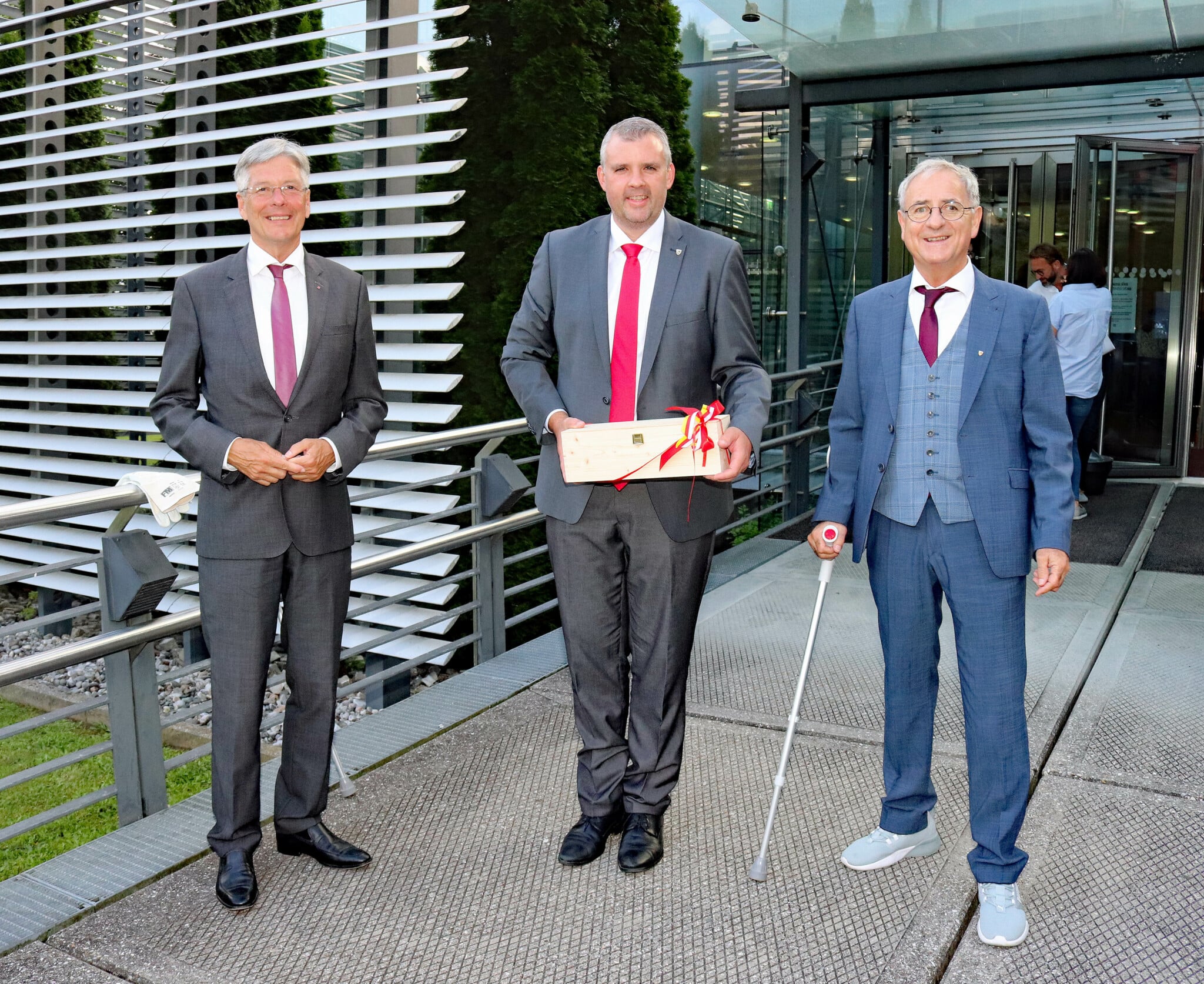 LH Peter Kaiser, Bgm. Hannes Primus und Hans-Peter Schlagholz bei der Bürgermeister-Angelobung.