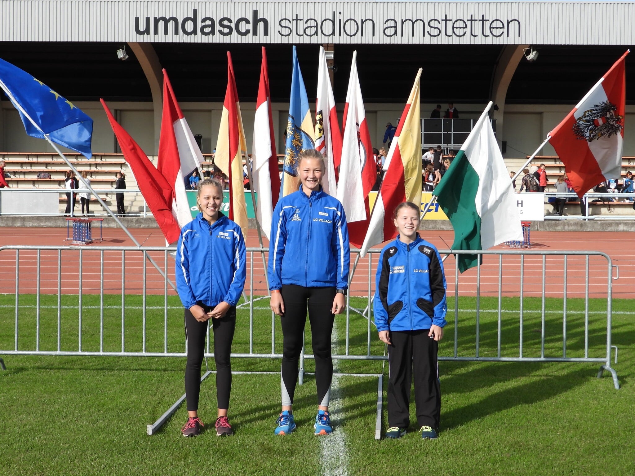 Der LC Villach stellte mit Sonja Schustereder, Melissa Pekastnig und Alissa Liebhard erstmals wieder ein U14 Mädchenteam für diese Meisterschaft.