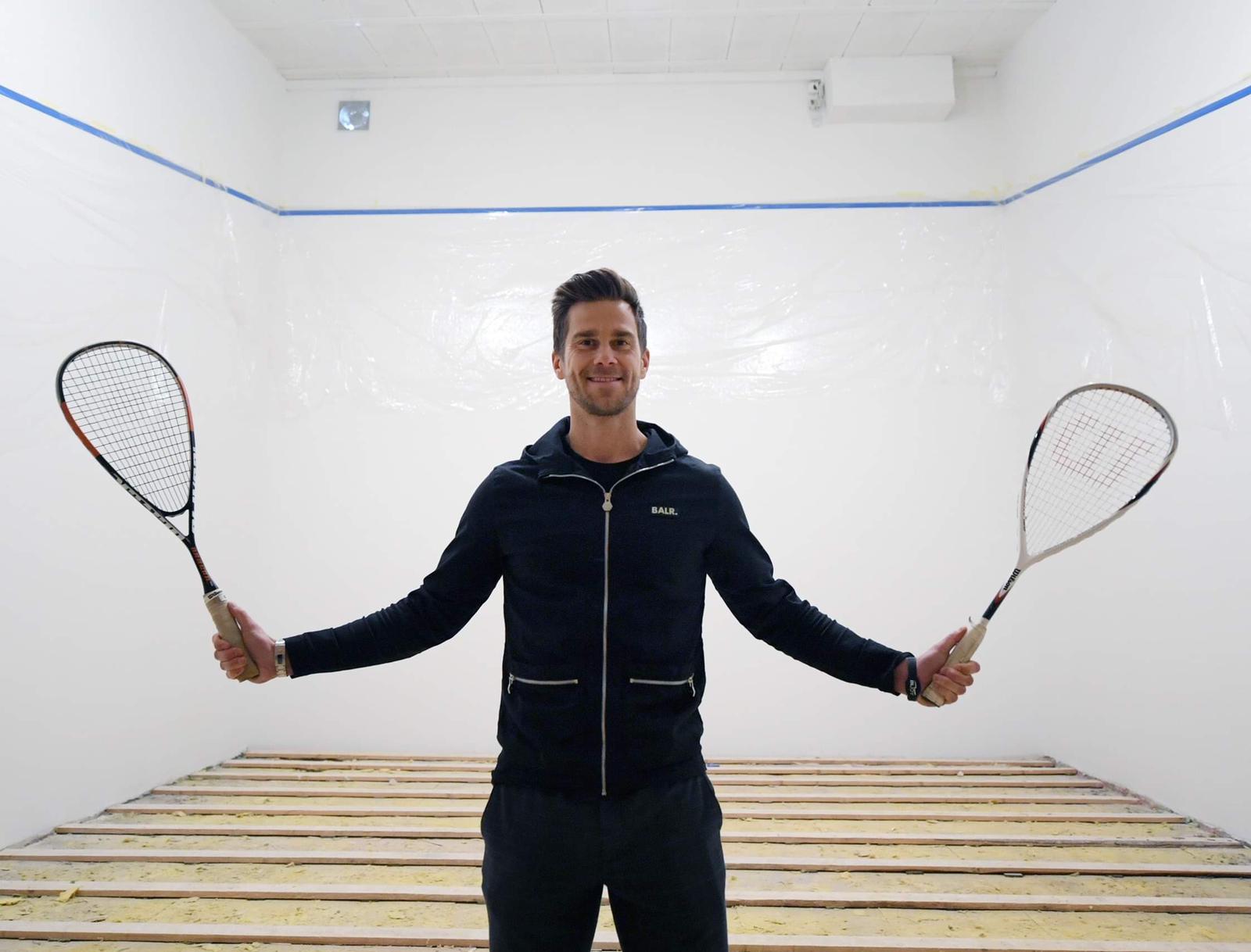 Injoy-Geschäftsführer Marcel Kuster will mit den sanierten Plätzen die Sportart Squash zurück in die Landeshauptstadt bringen. 