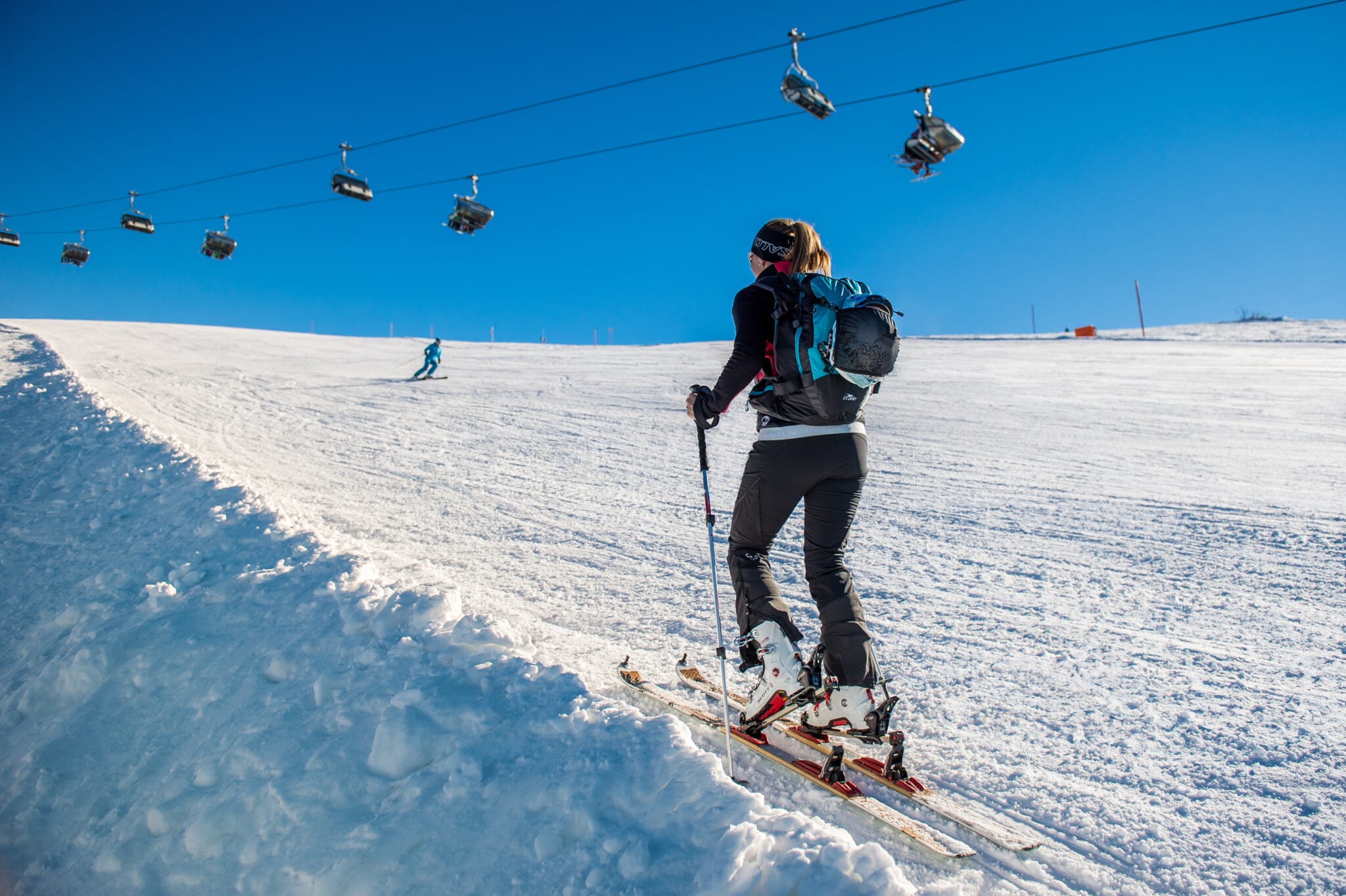 Nicht nur Tourengeher sondern auch Skifahrer sind herzlich willkommen, die Lifte stehen jedoch bis zum 24. Dezember still.