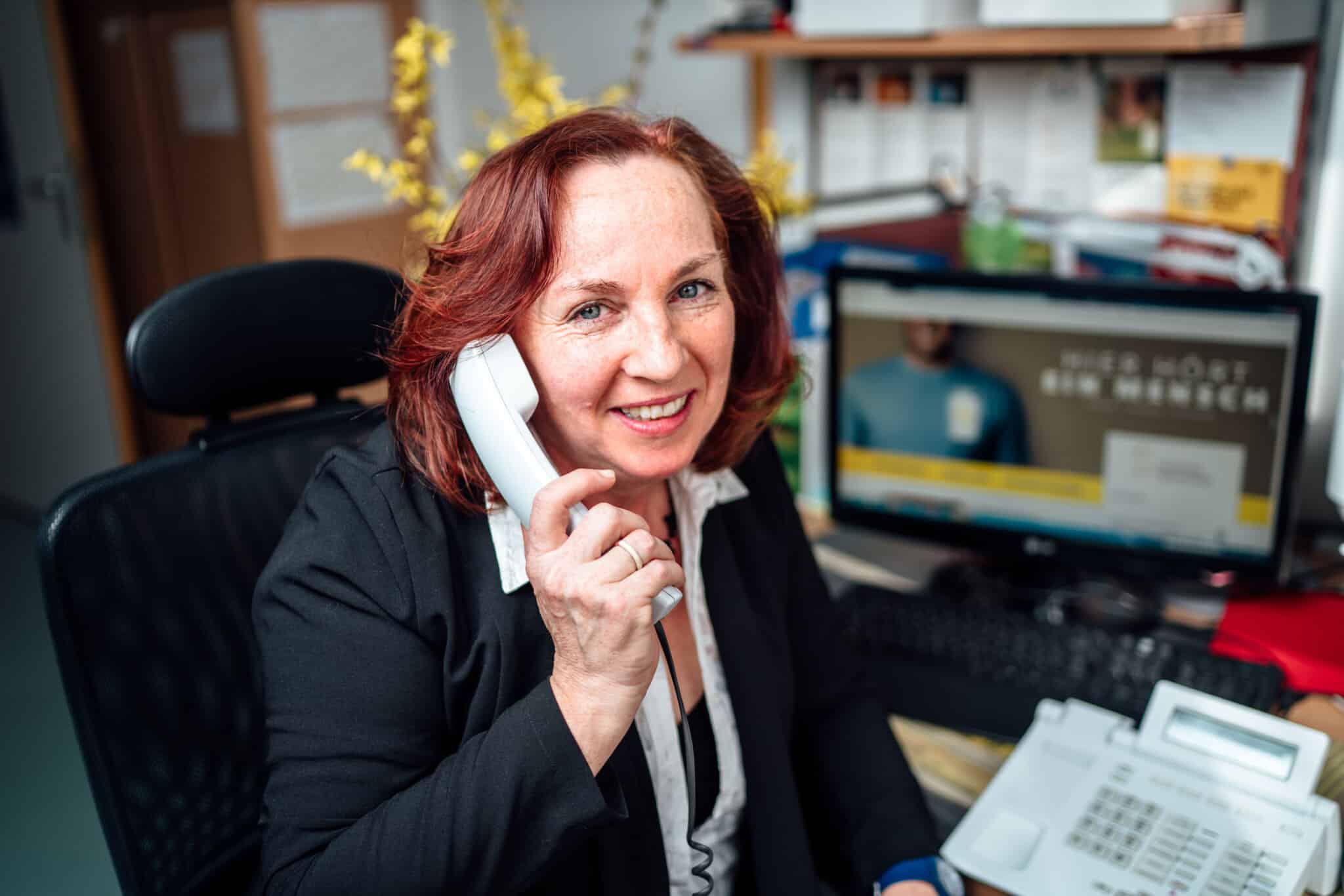 Silvana Fischer, Leiterin der TelefonSeelsorge