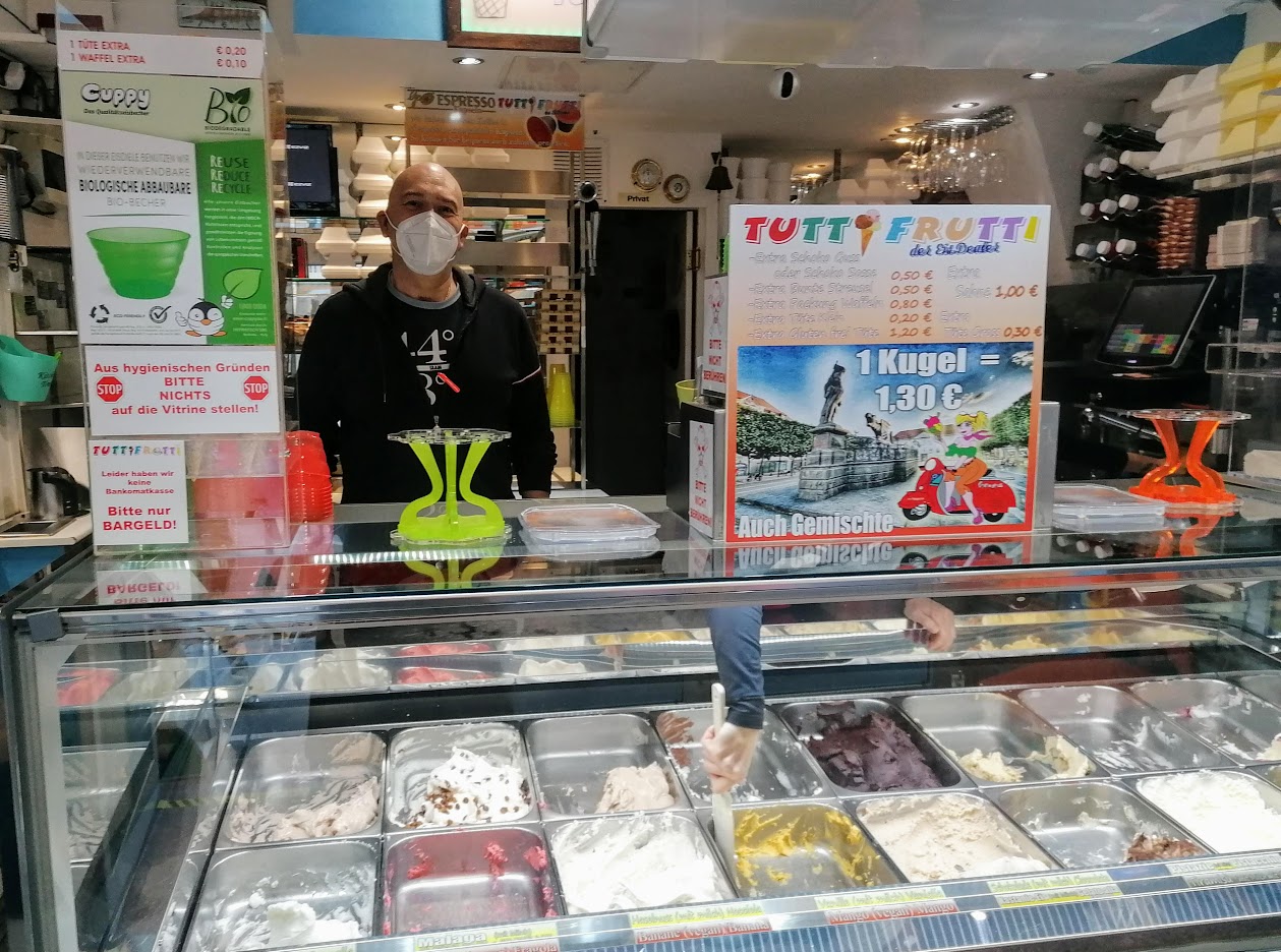 Das Angebot der Gelateria Tutti Frutti wurde heute von einigen Klagenfurtern genutzt.