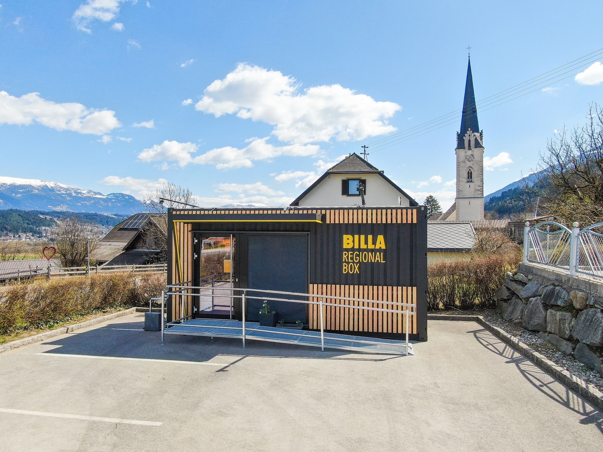 Die neue “Billa Regional Box” in Baldramsdorf