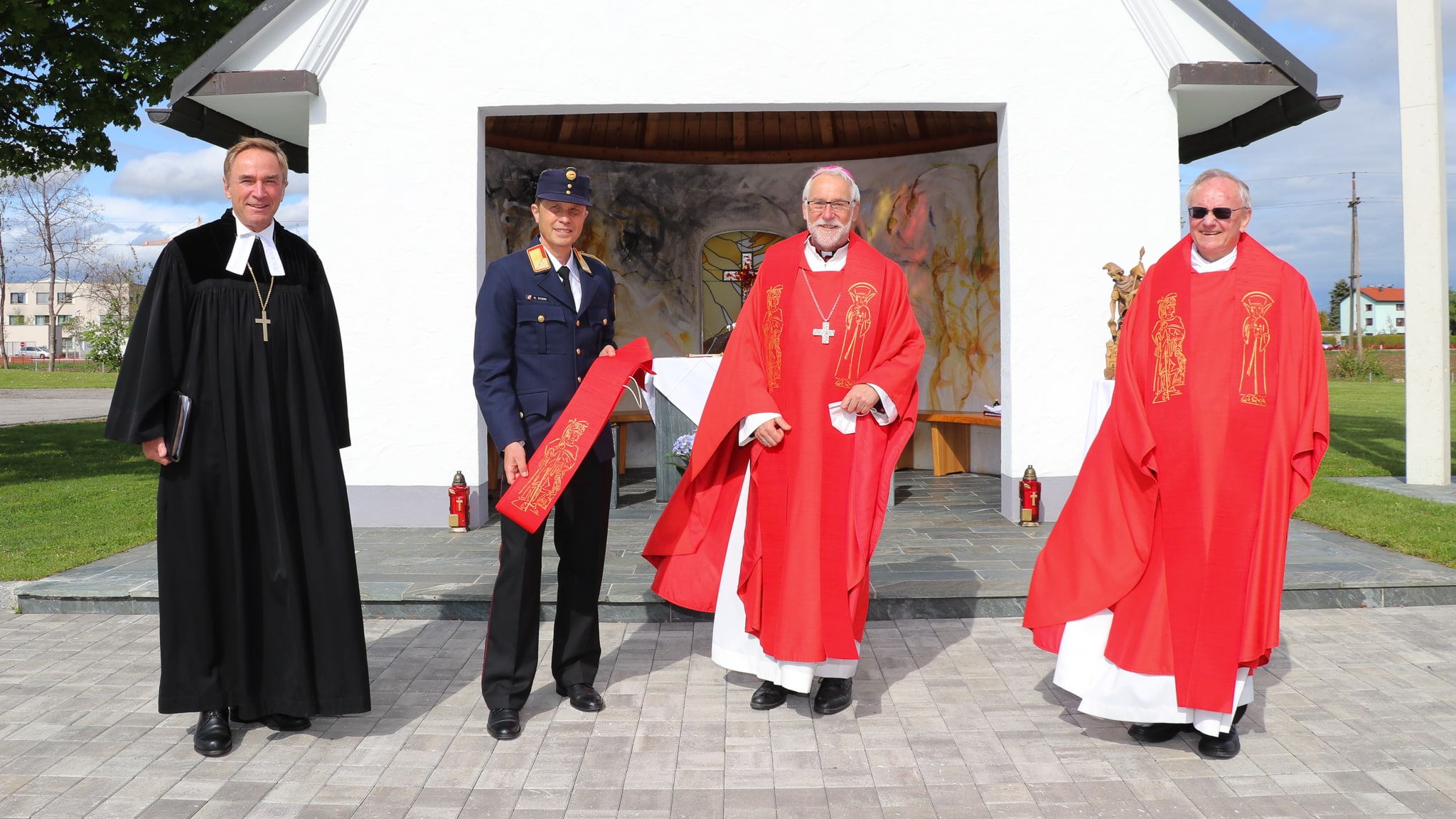 Die Messe zum Florianitag wird im Gedenken an den Schutzpatron der Feuerwehrleute abgehalten.