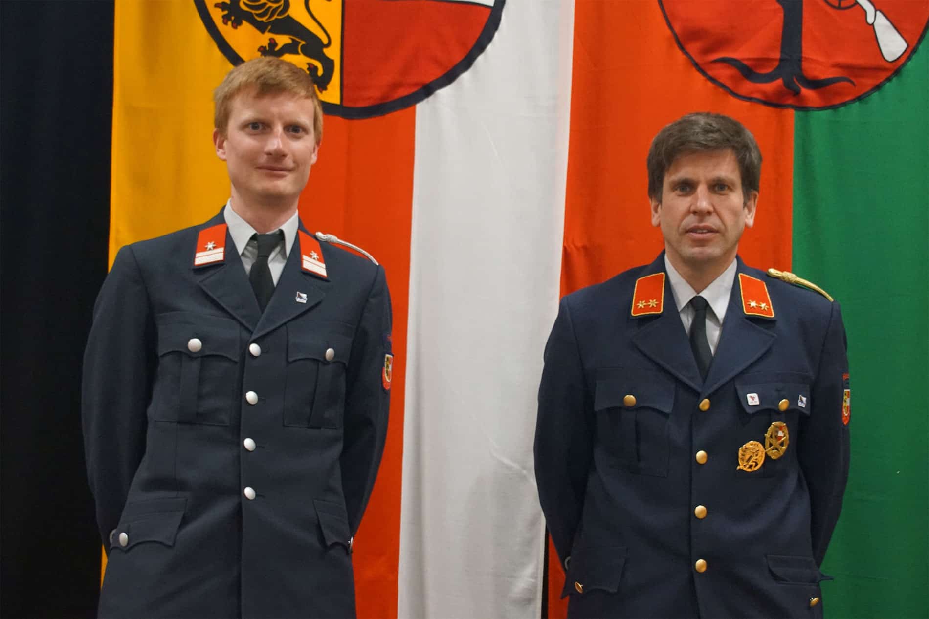 Die Kommandantschaft der Feuerwehr Ferlach