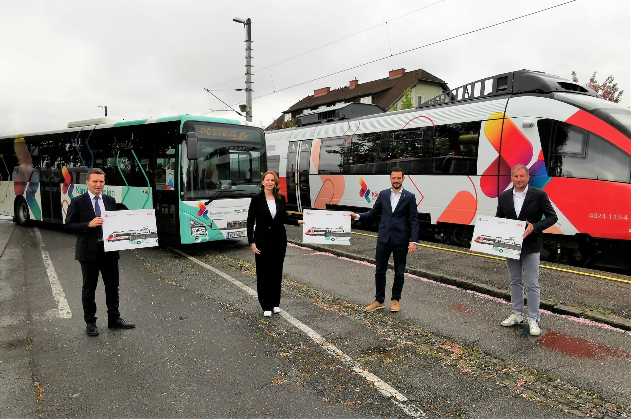 Neuer Look für die ÖBB Cityjet und Postbus Flotte.